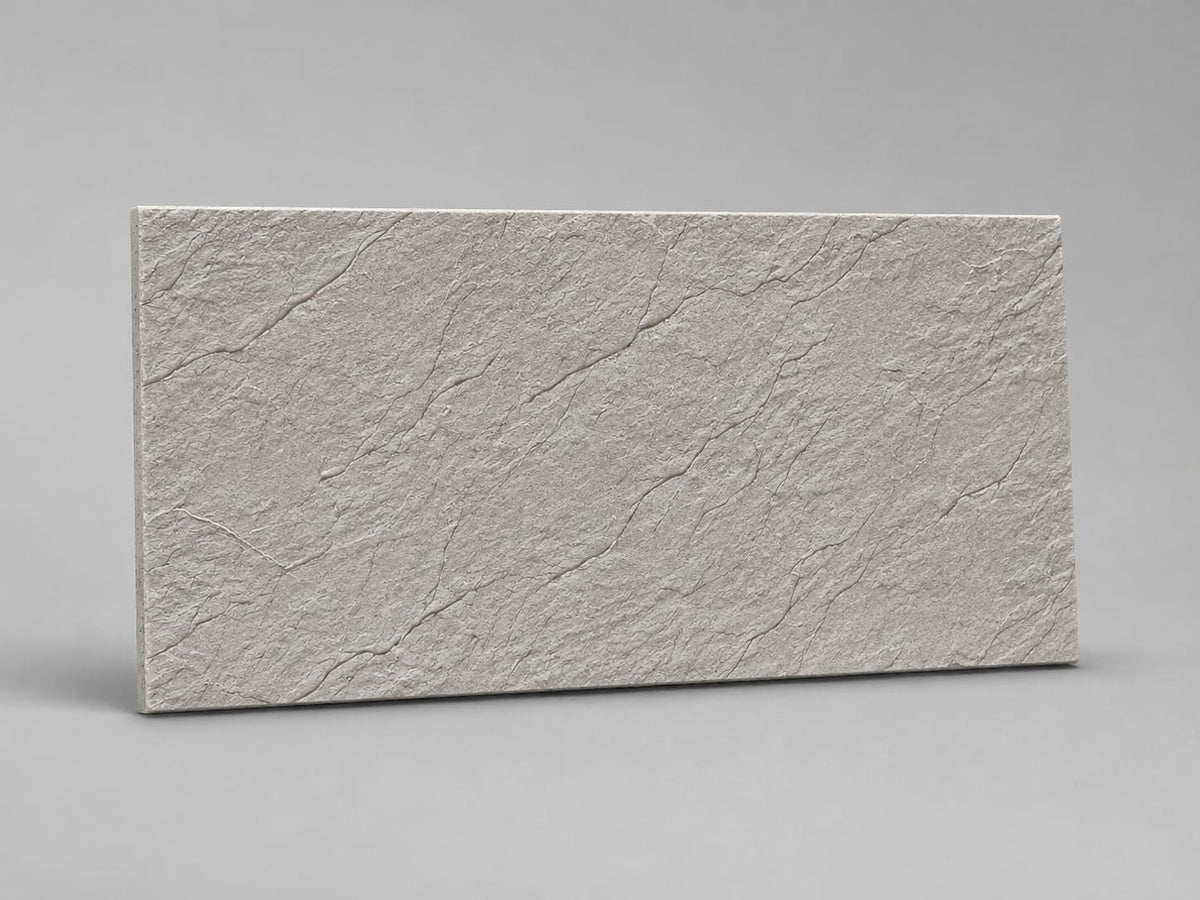 Piedra Flexible Ceniza Corrugada