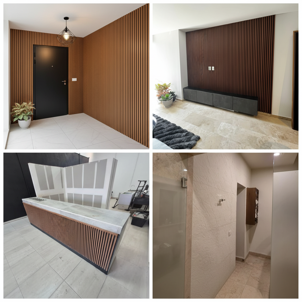 Collage 4 instalaciones WPC